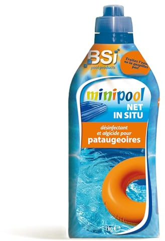 BSI - Mini Pool - Entretien De l'eau - sans Chlore - Poudre - Spécial Petites Piscines - 1Kg