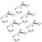 Naisfei 6 Pcs Stage Lighting Clamps, Stage Light Clamp Heavy Duty Prevent Slip Cast Aluminum Stage Lamp Hook Kit for Spotlight Moving Head Light,DJ Lighting Truss