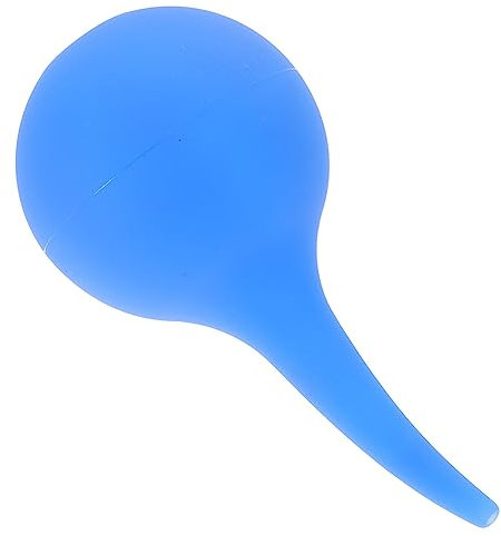 NOLITOY Ohrenreinigungsball Gummi 75 Ml Blau Robustes Material Mit Glatter Konischer Spitze Staubabsaugung Wasserwaschball Für Babys Kinder Erwachsene Sicheres Ohrenspülgerät