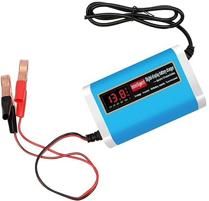 MZZYG for 20AH 80AH Batterie Au Plomb Affichage LED Chargeur De Batterie De Voiture Smart Moto Camion 12V 6A Chargement Rapide Et Efficace