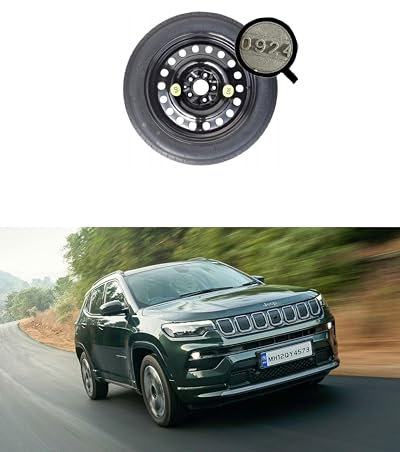 Ersatzrad, 43,2 cm (17 Zoll), kompatibel mit Jeep Compass 2017> (NO Phev 4XE) 165/80R17