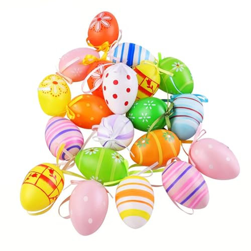 JOINPAYA 32pcs Ostern Handwerk Reben Dekorative Eier Wohnkultur Hängende Ornamente Für Party