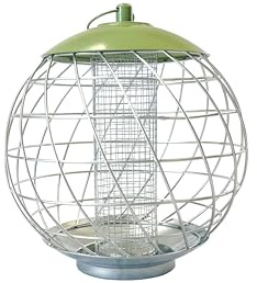 Johnston & Jeff Miami Squirrel Proof Peanut Feeder 25cm Metal Wild Bird Feeder