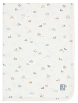 Jollein Babydecke Jersey - On The Go - 75x100cm - 100% Baumwolle - Für Babywiege - 1.0 TOG - OEKO-TEX Zertifiziert - Weiches Jersey