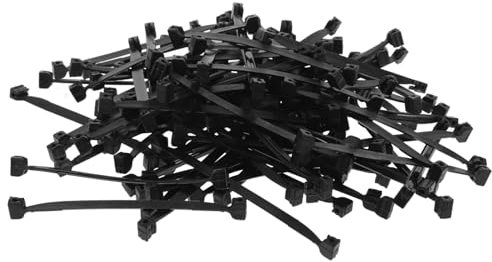 Mikikit Tarjeta De Corbata Clips Estacas De Plantas para Abrazadera De Soporte De UVA Uvas Clip De Agarre De Planta Lazos De Jardín Exterior Vid Fijación Planta De UVA El Plastico Negro