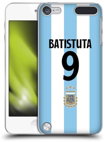 Head Case Designs Offizielle Argentina National Football Team Gabriel Batistuta 2024/25 Spieler-Heimtrikot 2. Gruppe Schwarze Handyhülle Hülle Huelle kompatibel mit Apple iPod Touch 5G 5th Gen