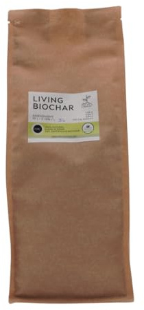 ALMICANNA: Living Biochar 3L - Aktivierte Pflanzenkohle für den Cannabis Anbau - Amendment im Living Soil und für Terra Preta - Bodenaktivator