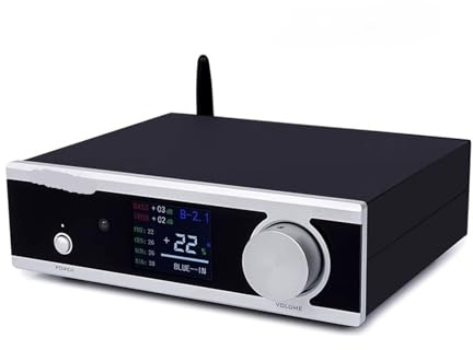 Amplificador Bluetooth de 5.1 Canales Subwoofer Cine en casa Sonido Envolvente de 6 Canales Receptor
