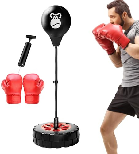 Reflex-Boxsack, Stand-Speedbag - Boxsack für das Fitnessstudio