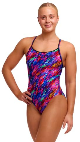 Funkita Big Bang Einteiler Badeanzug für Damen Blickdicht und schnelltrocknend