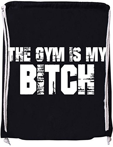 Luckja The Gym is my Bitch Baumwoll Stoffbeutel