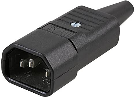 Schurter - Rewireable IEC E Straight Plug