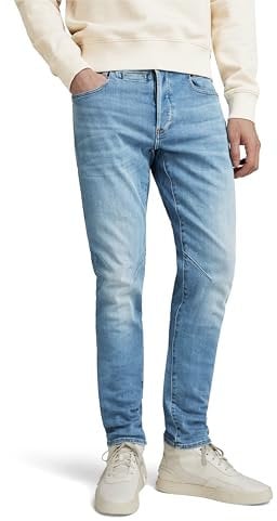 G-Star Para Hombre Jeans D-Staq 5-Pocket Slim, Azul (lt indigo aged D06761-8968-8436), 34W / 34L