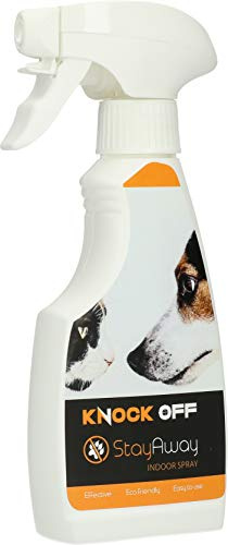 Knock Pest Control Stay Away Haustierspray - Hundespray - Katzenspray - Haustiertraining - Verhindert das Urinieren im Haus