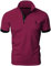 LIUPMWE Mens Polo Shirts Short Sleeve Giraffe Embroidery Golf T-Shirt S-3XL,XXL,Red