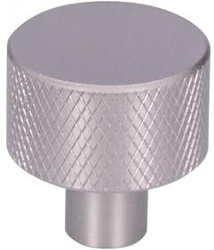 SIRO Möbelknopf Threesixty, Modern, Aluminium edelstahleffekt, 24 mm x 25 mm x 24 mm, 2464-24ZN27