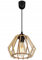 Light-Home Timber Hängelampe aus Holz und Metall - Esstischlampe Industrial für Kuche und Esszimmer - Pendelleuchte über Esstisch Schwarz/Braun - Modern