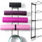 Yogamattenhalter Wandhalterung, Wandregal Organizer, Aufbewahrungsschaumrolle und Block, Widerstandsbänder in Fitnessklasse oder Heimstudio, Dekoration