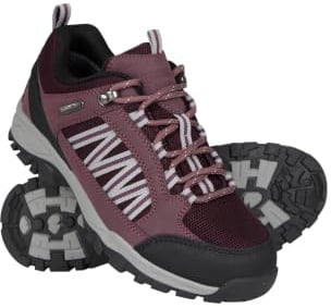 Mountain Warehouse Path Womens Outdoor Walking Shoes | Durable & Waterproof Ladies Footwear with Great Grip & Stability, Cushioned Footbed for All-Day Comfort, For Hiking, Trekking