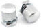 FSFY 2 pièces écrous de siège Solo écrous de boulon de montage 1/4-20 filetage pour Harley Touring Softail Street Glide Road Glide Road King Softail Dyna Sportster CVO (argent)