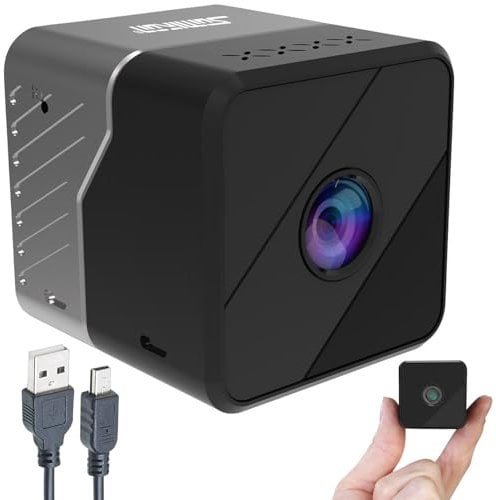 Somikon Full HD Minikameras: Mobile Mini-Full-HD-Überwachungskamera, PIR-Sensor, 6 Monate Stand-by (Spion und Minikamera, Minicameras, Überwachung)