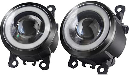VLIMUS Nebelscheinwerfer - Links Für Dacia Duster 2010–2020 Auto-Frontstoßstange, Nebelscheinwerfer, Tagfahrlicht, Nebelscheinwerfer mit Angel Eye