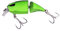 ZECK - Kunstköder, langsam sinkende, Zweiteilige Wobbler - Cat Pointer 8 cm | 1 m S - Acid Green