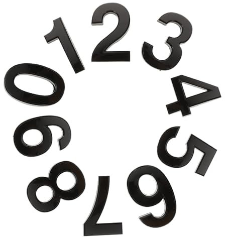 OSALADI Lot De 3 Autocollants Pour Numéros De Boîte Aux Lettres 10 Pièces X 3 Robustes Pour Maison Et Bureau