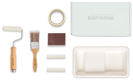 Rust-Oleum Ready to Roll - Eco Paint Kit (Small) - Bathroom Wood & Cabinet Gloss Delicate Greys