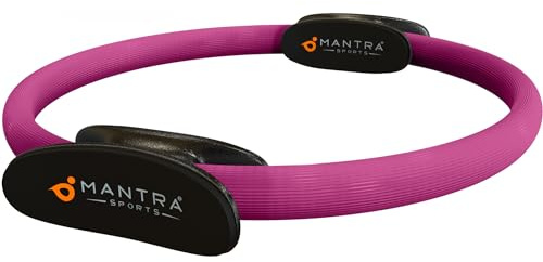 MANTRA SPORTS Pilates Ring Fit Fitness Ring Beckenbodentrainer für Frau & Männer, Beckenboden Trainingsgerät für zuhause, Beinpresse Hüfttrainer Beintrainer Oberschenkeltrainer Sportgeräte zuhause