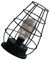 HOMSFOU Lampe Aus Metallgitter Schwarze Eisenlampe Schwarze Lampenschirme Lampenschirm Aus Schwarzem Metall Schwarzer Lampenschirm Industrielles Licht Metallische Lampe Netzlicht Jahrgang