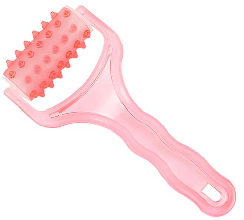ZJIVQO Manueller Roller, Massageroller, manueller runder Roller, Relaxer, Cellulite-Roller für Nacken, Schulter, Beine, Arme, Rückenschmerzen, Plantarfasziitis, stabile und bequeme Rolle (zufällige