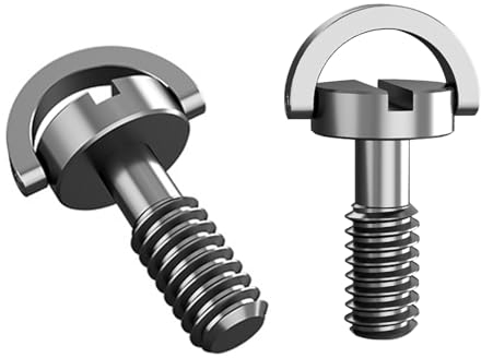 2 Acero Inoxidable 1/4 Tornillo Montaje,D-Ring Tornillo,Tornillos De Trípode De 1/4,Pulgadas,Tornillo Para Trípode De Cámara,Tornillo De Fijación,Tornillos De Fijación,Tornillos De Presión Para Cámara