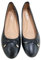 Ladies Flat Ballet Ballerina Pumps Plain Womans Work School Dolly Shoes SZ 3-8 (Black, UK Footwear Size System, Adult, Women, Numeric, Medium, 6)