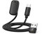 Câble de Charge USB C Compatible avec Fitbit Charge 6 / Charge 5 / Luxe/Luxe Special Edition, 1Mètre Câble de Chargement Magnétique pour Fitbit Smartwatch avec Adaptateur Type C vers USB A, 1 Pièce