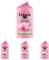 Ushuaïa Gel Douche Orchidée, 300ml (Lot de 4)