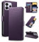 Yunubeyii Funda para Xiaomi Redmi Note 14 5G - [RFID Bloqueador] Carcasa de Cuero PU, Magnético Libro Tipo Flip Capa,Soporte Plegable con Tarjetero,Morado