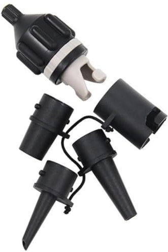 JT-HLM SUP Pump Adapters,Air Valve Converter with 4 Air Valve Nozzles, Air Pump Adapter for Inflatables, Multifunction Air Valve Attachment for Kayak,Paddle Board,Canoe,Inflatable Boat