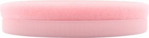 Merceria Pour Toi... 2 Metri Nastro a Strappo da Cucire Altezza 2 cm accoppiato colorato Nastro Strappo Hook Loop Arredamento Cucito (Rosa Chiaro)