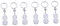 Holibanna 2 Set Cavatappi Violino Ciondolo Strumento Musicale Portachiavi Apri Birra Portachiavi Ciondoli Portachiavi Di Apertura Apribottiglie Violino Silver Lega Di Zinco 3 Pezzi * 2
