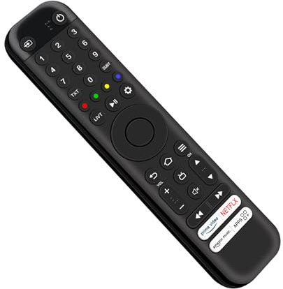 RC833 CUB1 Télécommande remplacée -VINABTY-fit pour TCL Mini LED LCD Smart TV télécommande RC833 CUB1