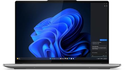 Lenovo Yoga Pro 7i Aura Edition Laptop | AI-PC | 14.5 3K OLED | Intel Core Ultra 7 255H | 32GB RAM | 1TB SSD | Intel Arc 140T GPU | Win11 Pro | QWERTZ Beleuchtet | Grau | 2 Jahre Premium Care
