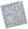 Sea Theme Small Art Accessories Mold Nails Designing Moulds Nails Embellishment Molds for Delicate Manicure Designs