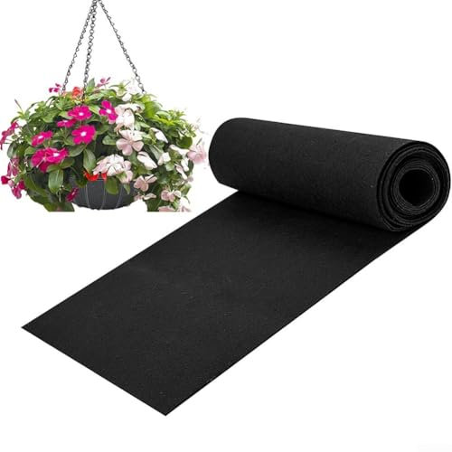 Rouleau de revêtement en tissu flexible pour projets de bricolage, pots de fleurs et paniers de jardin (30,5 x 203,2 cm)