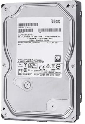 JXCHSWOU Disco Duro de 500 GB for videovigilancia, DVR, NVR, CCTV, Monitor, HDD HD Interno SATA III, 6 GB/s, 5700 RPM, 32 MB, 3,5