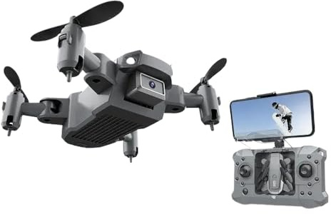 KY905 Kompakte faltbare Fernbedienungs -Quadcopter -Drohne Kompatibel mit die Luftfotografie mit -Funktion(Gray 4K Box)