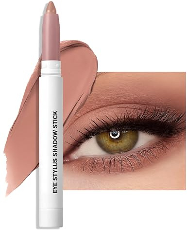 Jutqut Matte Braun Lidschatten Stift, Matt Brown Eyeshadow Stick, #01 | Langanhaltender & Wasserfester, Hochpigmentierter, Knitterfreie, Wischfeste Formel, Smooth