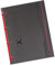 flexiNotes NOTIZBUCH A5, Typ: fN Black, Rot, 75 Blatt kariert - Ring S