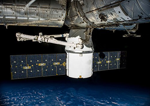 My Little Poster SpaceX Dragon ISS Station Space Space