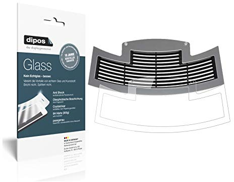 dipos 2x Displayschutzfolie 9H klar für Jura WE6 Tropfblech bis Modell 2017 | Bricht und splittert nicht, kein Echtglas, Anti-Shock, passt perfekt, kratzfest, blasenfrei, hüllenfreundlich, selbstklebend